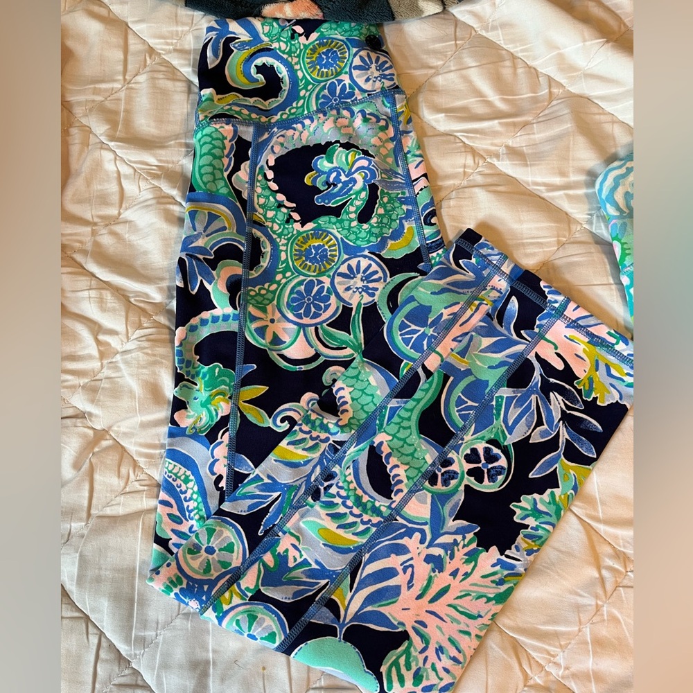 Lilly Pulitzer Luxletic High Rise Weekender Leggings, Size Small